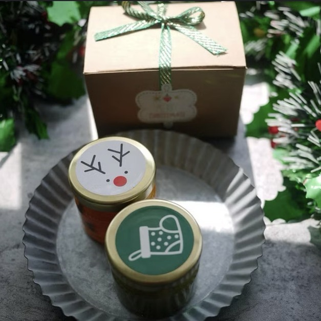 聖誕禮物 小果抺醬禮盒 2入+抺刀