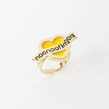Noonoo Fingers Ribbon Heart Ring 黃愛心絲帶 戒指_2