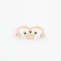Noonoo Fingers Crown Double Pearl Ring 皇冠雙珍珠 戒指_1