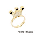 Noonoo Fingers Standing Crown Ring 直立皇冠 戒指