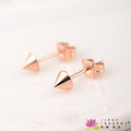 耳環 合金鍍K金 錐形鉚釘 耳環 龐克風 微醺 禮物