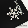 胸針 頂級鋯石 鍍白金 晶鑽雪花 胸針 微醺 禮物_2