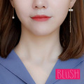 天然珍珠 秀氣 不對稱 耳環 [BLUSH]