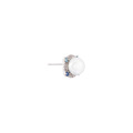 NOONOO FINGERS BLUE MARBLE PEARL EARRING 耳環_2