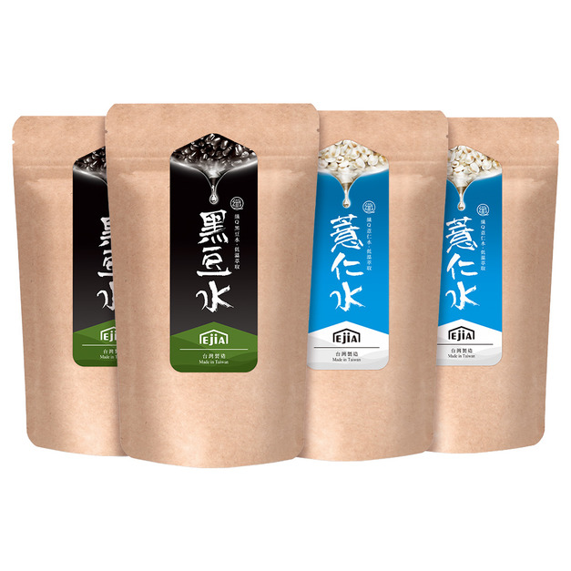 【美妍窈窕組】纖Q薏仁水 x2+黑豆水 x2