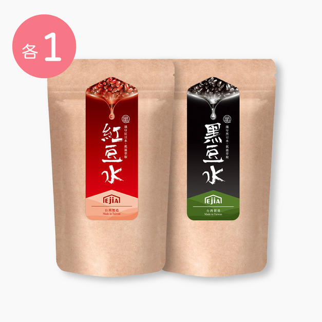 【纖Q】黑豆水 [30入] + 紅豆水 [30入]