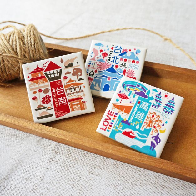 【猴子設計】大瓷磚磁鐵系列 (共13款)