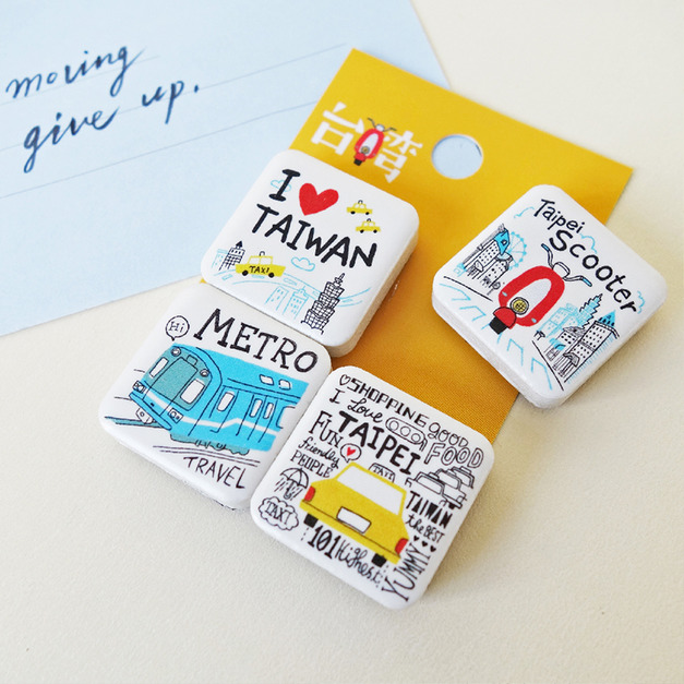 【猴子設計】四入組小瓷磚系列（共11款）