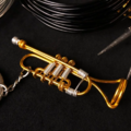 【SomeMusicDesign】 樂器鋁線吊飾 | 小號款_3