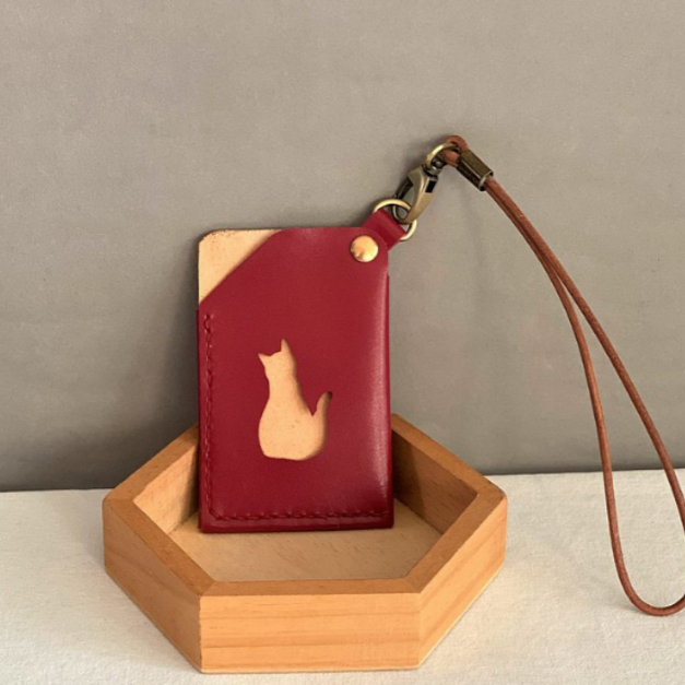 【DUAL 多兒】雙層貓咪剪影卡套