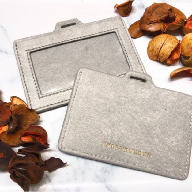 【Sweetburden】蠶絲牛皮票卡(橫式)