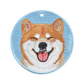 【Emjour】雙面刺繡吊飾 - 柴犬_1
