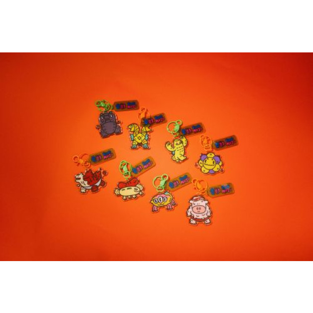 【好吉拉】Ｑ版美食怪獸鑰匙圈(8款)
