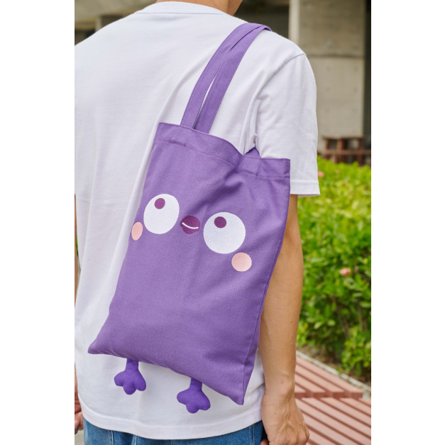 【桃園捷運】桃捷客製化布製肩背袋(鶇鶇款)