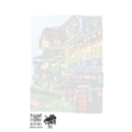 【黑面皮獸插畫】明信片-九份老街_1