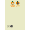 【黑面皮獸插畫】明信片-大吉大利_1