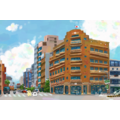 【黑面皮獸插畫工作室】明信片-台南林百貨(新)