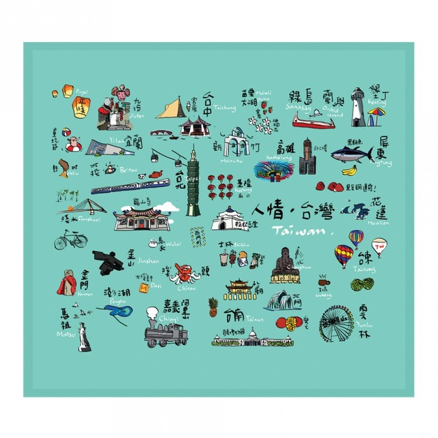 【BYC 布漾】萬用布-台灣景點系列 (共6款)