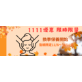 1111快閃優惠11/11止