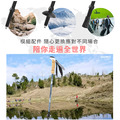 避震極輕三節伸縮外鎖鋁合金雙曜登山杖(三色可選) 附杖尖套 泥托_11