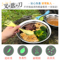 多功能純鈦冰晶雙頭匙叉二件組_2