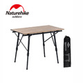 Naturehike 木紋鋁合金戶外便攜可伸縮折疊桌 露營桌 餐桌_2