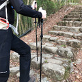 碳纖維極輕折疊式伸縮外鎖掠嶺登山杖(二色可選) 附杖尖套 泥托_20