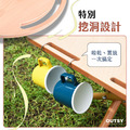 [福利品]櫸木便攜收納可掛勾露營野餐桌 圓桌_6