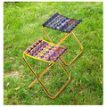 極輕鋁合金民族風便攜折疊椅/露營椅/釣魚椅(2色可選)_9