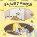 撩動貓心羽毛替換伸縮棒逗貓棒(三色可選)_10