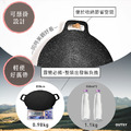 薄型雙耳韓式麥飯石38cm不沾烤盤(黑色款)_7