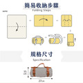 便攜帆布素色野餐墊_16