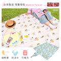 台灣製獨家花色點點綁帶輕量野餐墊_7