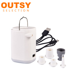 三合一戶外便攜輕巧附燈迷你充氣幫浦