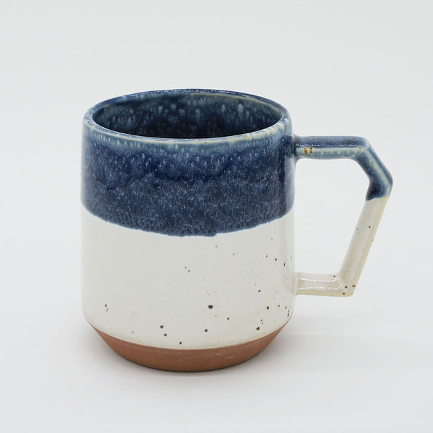 Chips Mug 馬克杯 380ml 藍白釉色