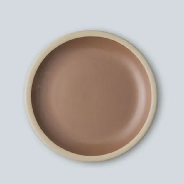 ％PORCELAINS 中圓盤 M 土紅棕