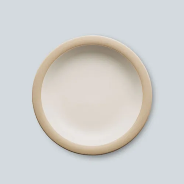 ％PORCELAINS 中圓盤 M 柔霧白