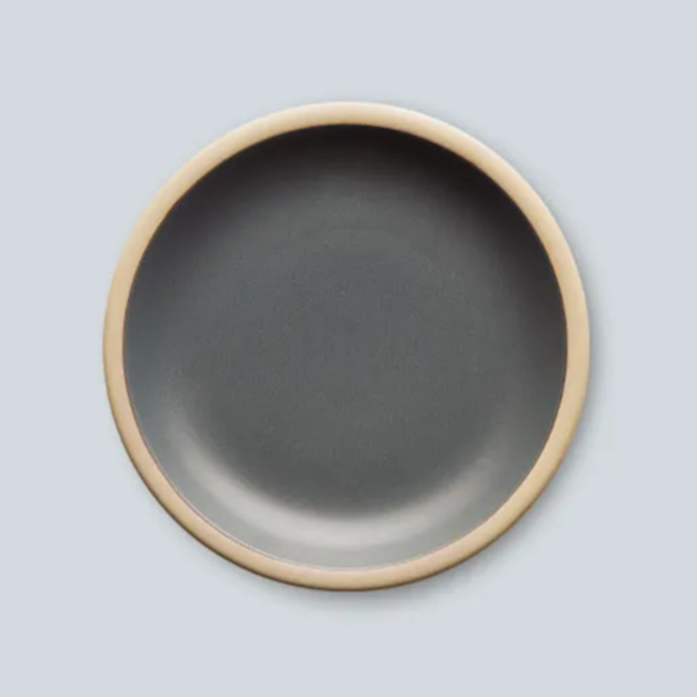％PORCELAINS 中圓盤 M 岩墨灰