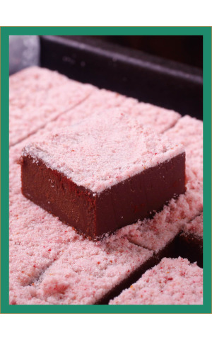 覆盆子生巧克力