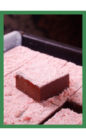 覆盆子生巧克力