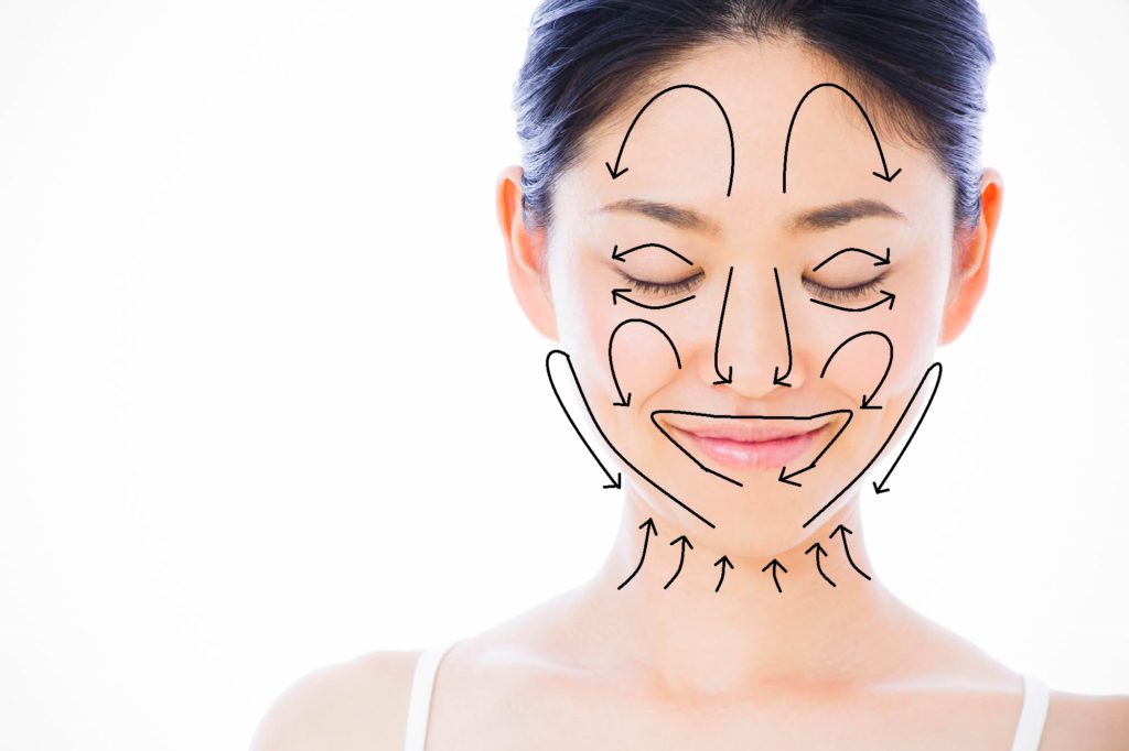 化妝棉的擦拭方向