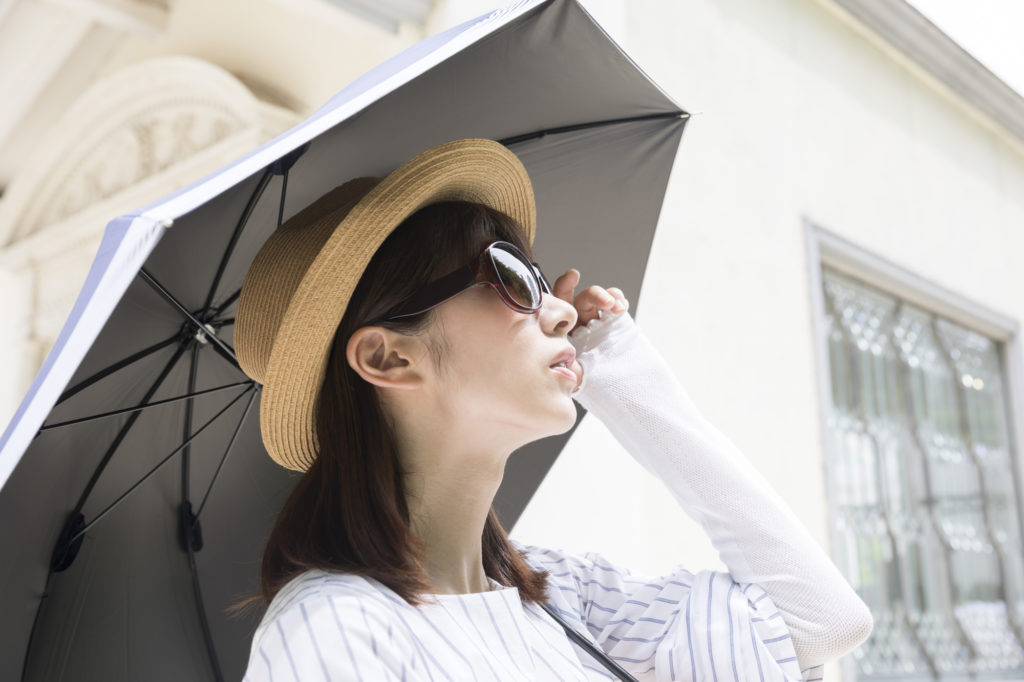 防曬眼鏡跟雨傘