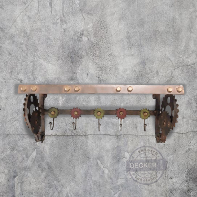 [特價] 花朵掛架 - 工業風家飾 Vintage仿舊鐵皮掛飾