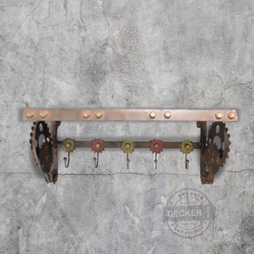 [特價] 花朵掛架 - 工業風家飾 Vintage仿舊鐵皮掛飾