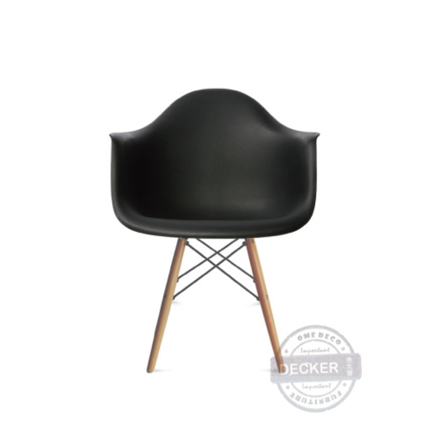 [特價] DAW (黑/白/綠) - 北歐設計家具 經典設計休閒椅 塑料扶手椅