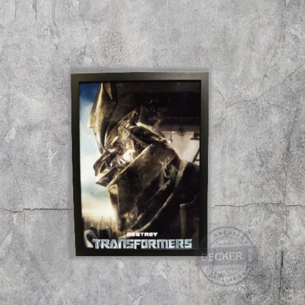 [特價] 變型金剛掛畫 Megatron - 牆面裝飾 居家商空清新掛飾