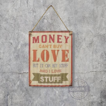 [特價] 鐵皮掛畫 C款 - Vintage仿舊鐵皮 工業風掛飾