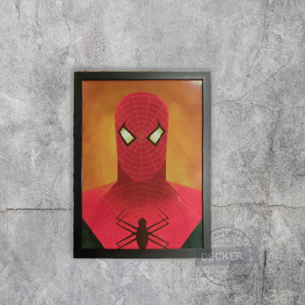 漫威英雄掛畫 蜘蛛人 - 時尚酒吧壁畫 漫威生活 美式風格 樹脂相框