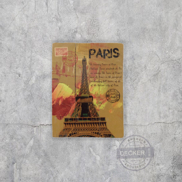 [特價] 彩色世界木板畫 B款 - Loft輕工業 創意掛畫