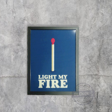 清新掛畫 火柴棒 - 時尚風格掛畫 流行餐廳壁畫 酒吧壁面裝飾